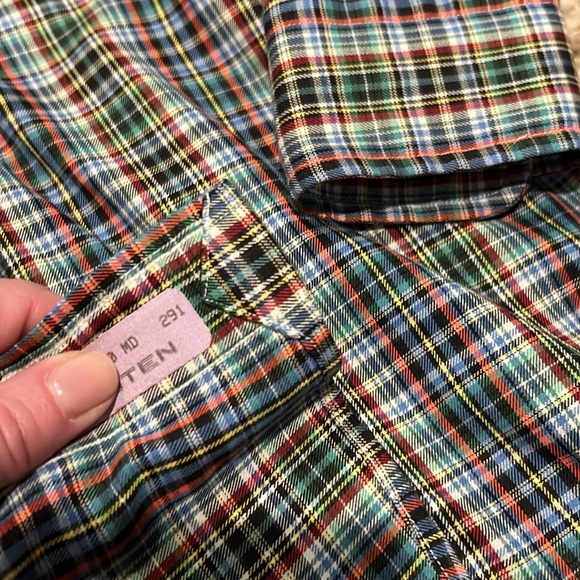 Polo Ralph Lauren Custom Fit LS Men’s Button Down Plaid Shirt Large - Picture 4 of 8